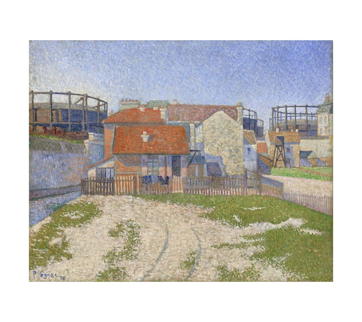 Gasometers at Clichy, 1886 