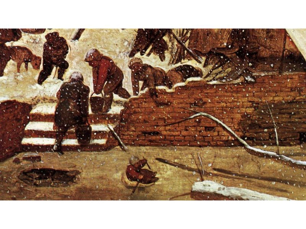 Adoration of the Kings in the Snow (detail)