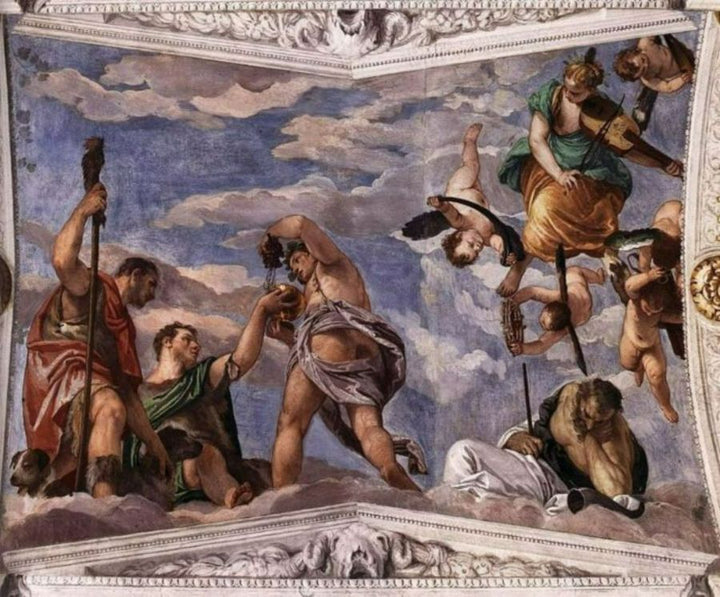 Bacchus, Vertumnus and Saturn 
