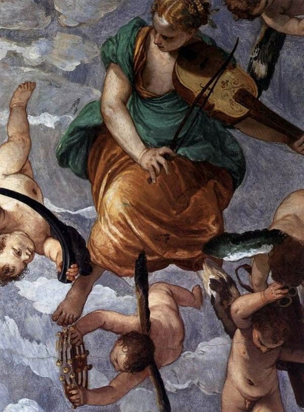 Bacchus, Vertumnus and Saturn (detail) 