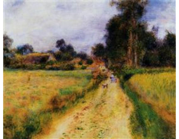 The Farm2 Painting by Pierre Auguste Renoir