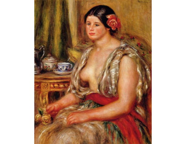Young Woman Seated In An Oriental Costume Painting