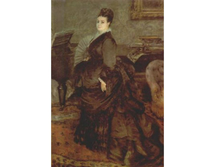 Portrait of a woman (Mme. Georges Hartmann) Painting