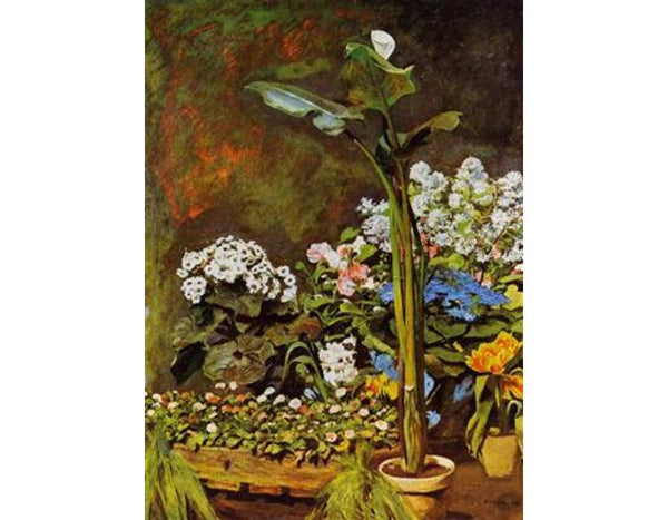 Arum And Conservatory Plants Painting
