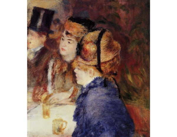 At The Cafe Painting