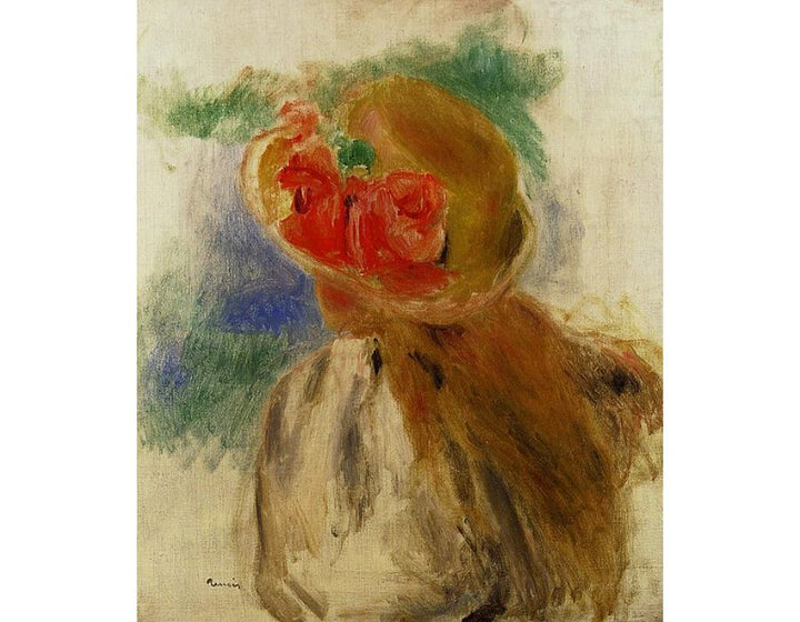 Young Girl In A Flowered Hat