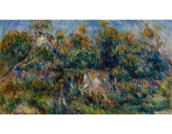 The Painter Taking A Stroll At Cagnes Painting