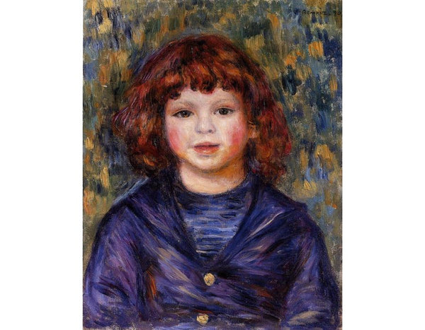 Portrait Of Pierre Renoir In A Sailor Suit Painting