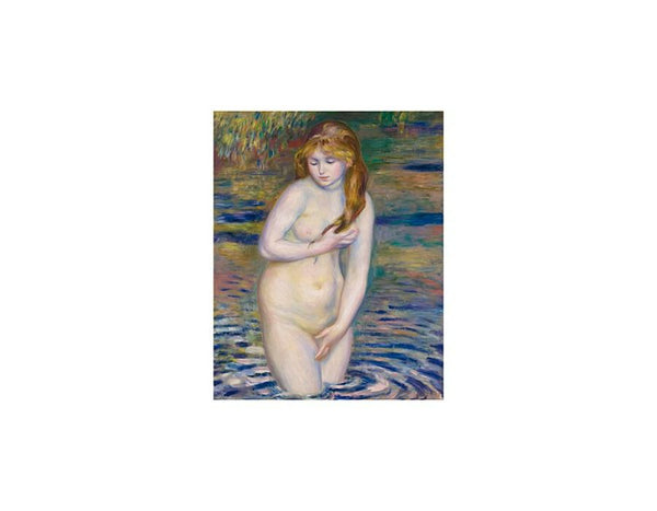 Jeune Femme Se Baignant