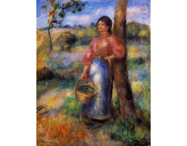 The Shepherdess Painting