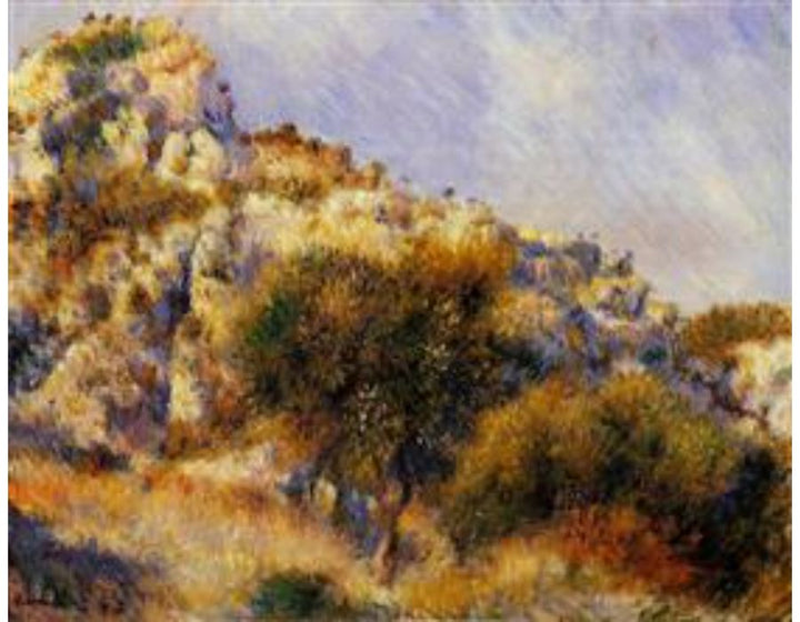 Rocks At L Estaque Painting