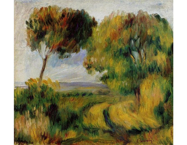 Breton Landscape Trees And Moor 