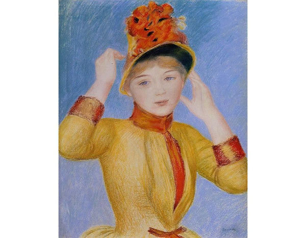 Bust Of A Woman Aka Yellow Dress Painting