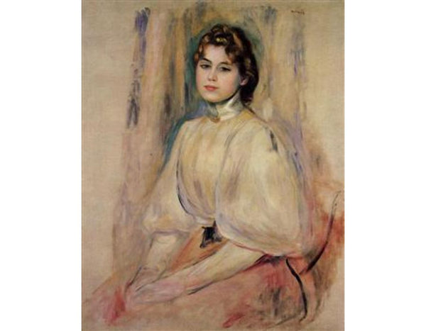 Seated Young Woman
 by Pierre Auguste Renoir