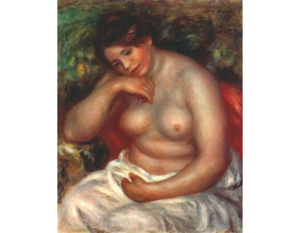 Woman sleeping
 by Pierre Auguste Renoir