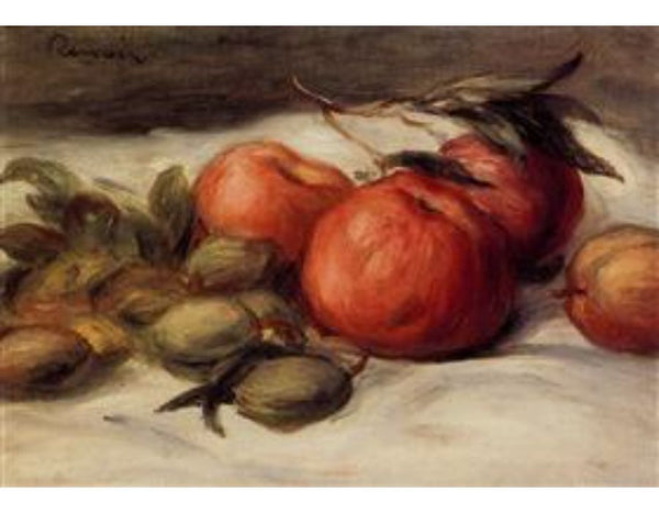 Still Life With Apples And Almonds by Pierre Auguste Renoir