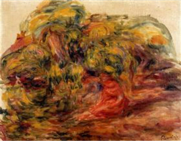 Woman In The Garden At Collettes
 by Pierre Auguste Renoir