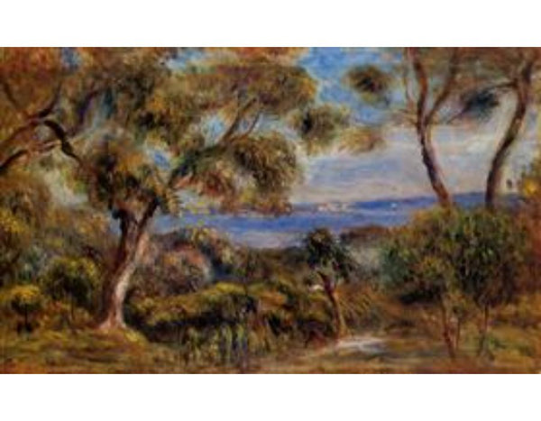 The Sea At Cagnes Painting