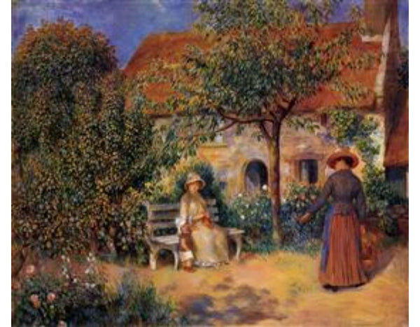 Garden Scene In Brittany 
