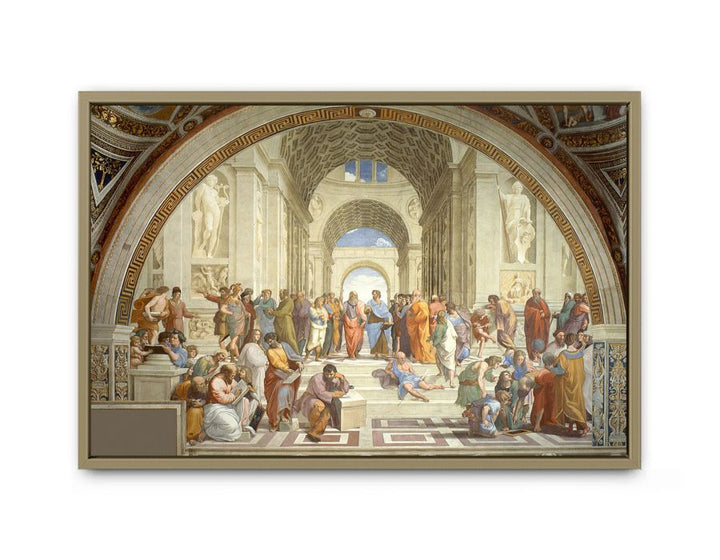 The School of Athens (from the Stanza della Segnatura) 1510-11