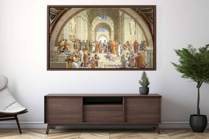 The School of Athens (from the Stanza della Segnatura) 1510-11