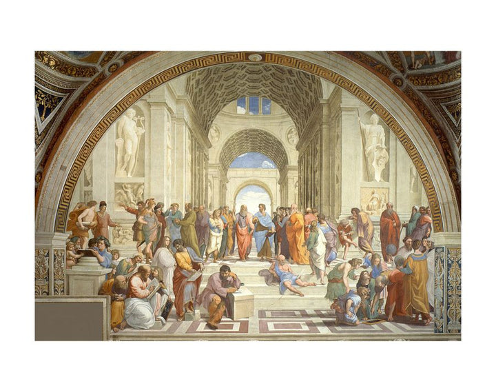 The School of Athens (from the Stanza della Segnatura) 1510-11