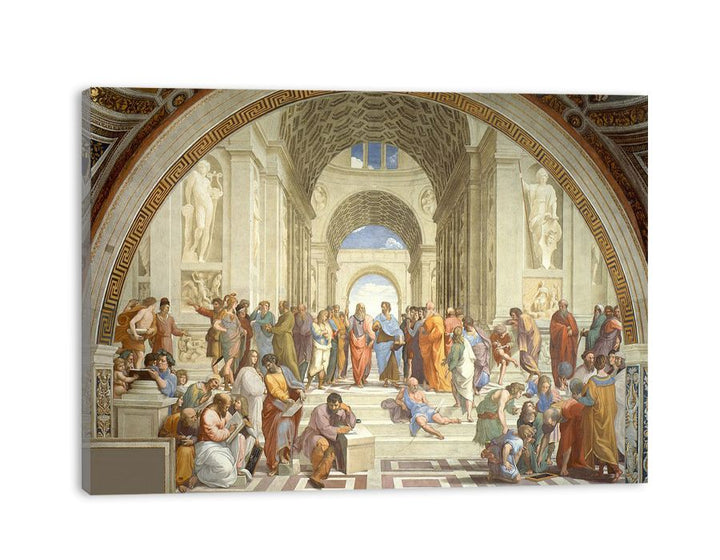 The School of Athens (from the Stanza della Segnatura) 1510-11