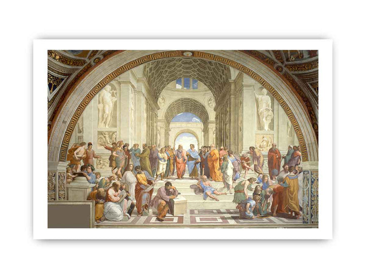 The School of Athens (from the Stanza della Segnatura) 1510-11