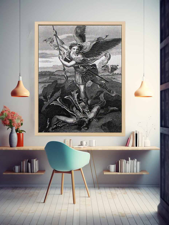 Saint Michael Trampling the Dragon 1518
