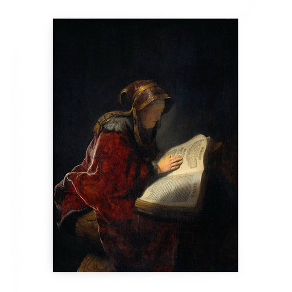 The Prophetess Anna (known as 'Rembrandt's Mother')
 Painting