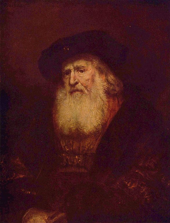 Portrait of a bearded old man 