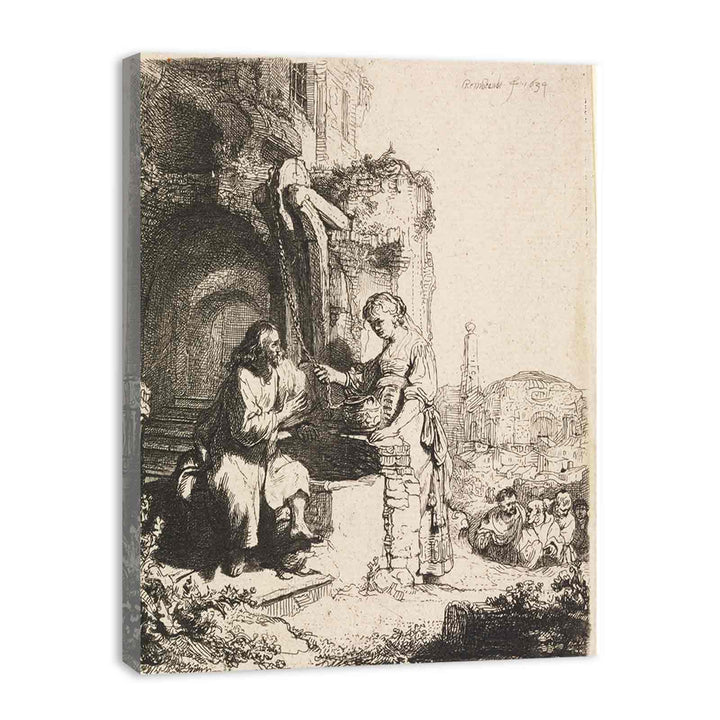 Christ and the Woman of Samaria among Ruins
 Painting