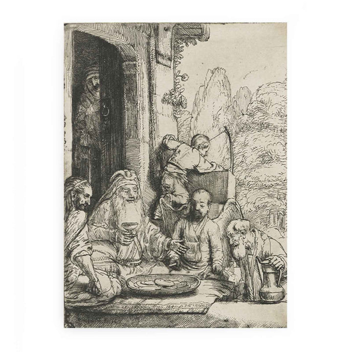 Abraham Entertaining the Angels
 Painting