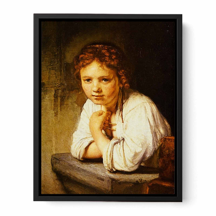 A Girl at a Window
 Painting