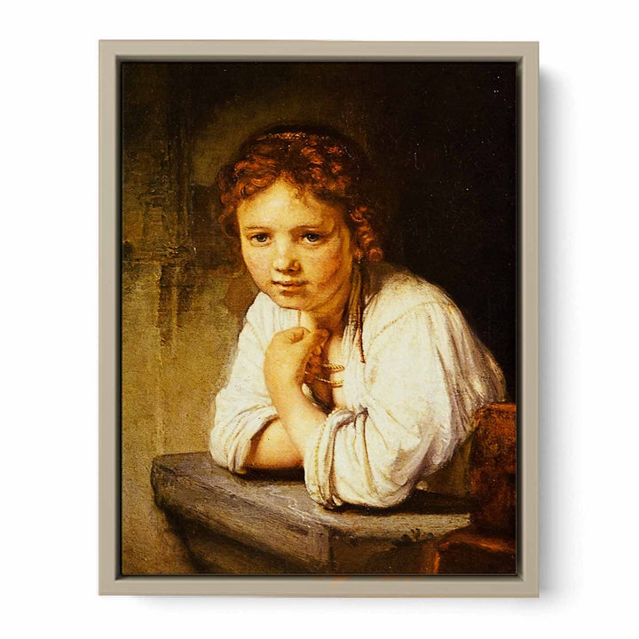 A Girl at a Window
 Painting