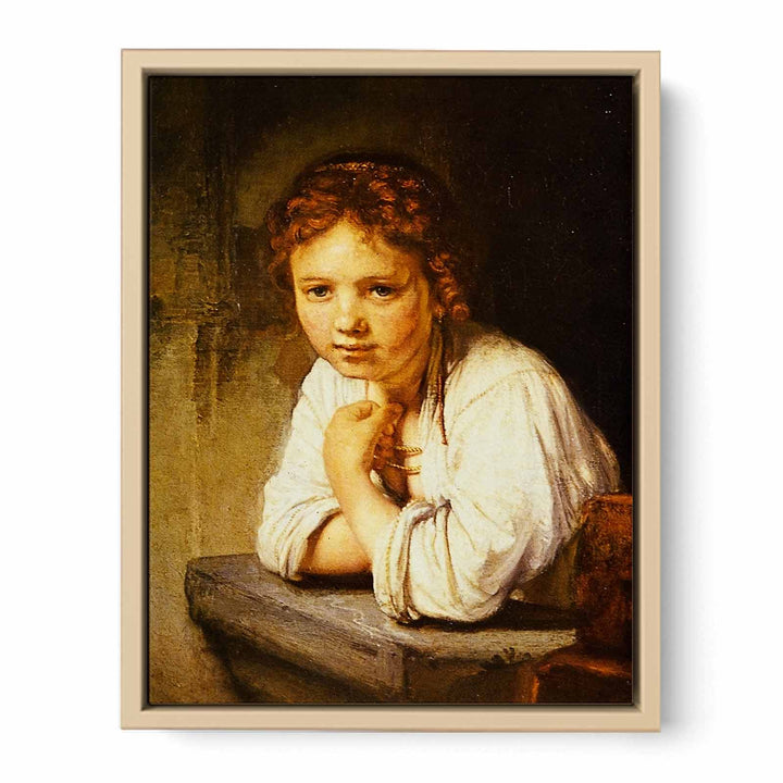 A Girl at a Window
 Painting