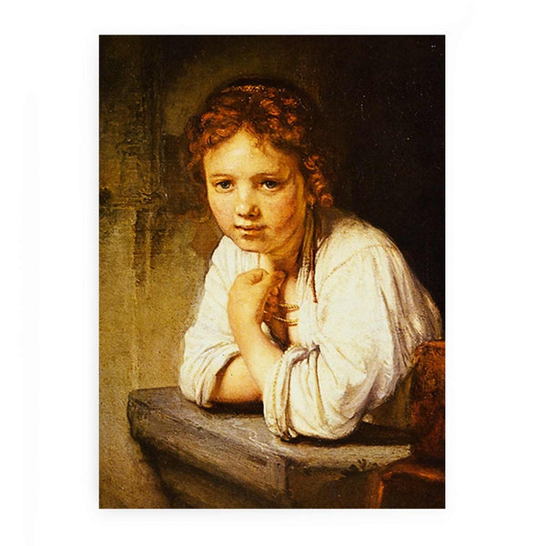 A Girl at a Window
 Painting