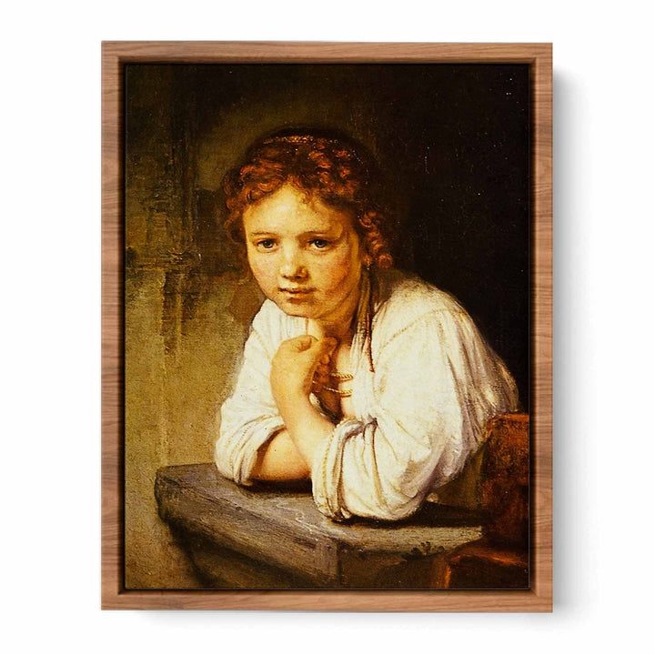 A Girl at a Window
 Painting