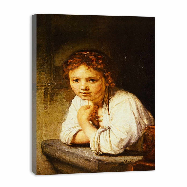 A Girl at a Window
 Painting