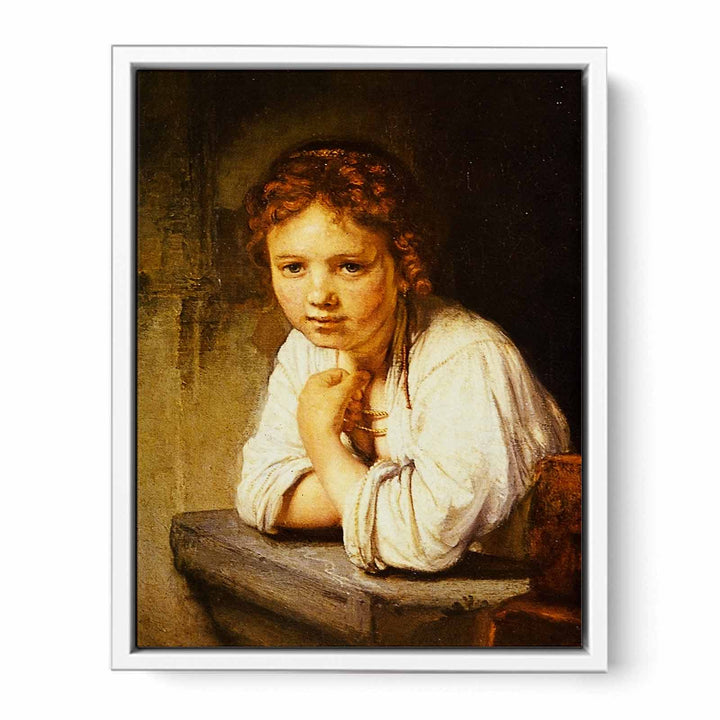 A Girl at a Window
 Painting