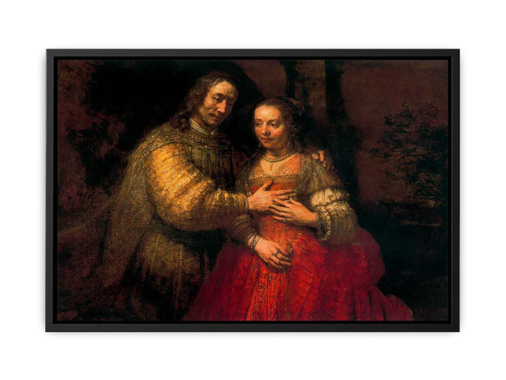 Portrait of Two Figures from the Old Testament, known as 'The Jewish Bride'
 Painting