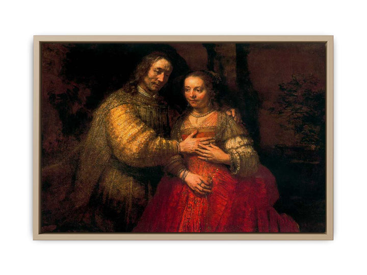Portrait of Two Figures from the Old Testament, known as 'The Jewish Bride'
 Painting