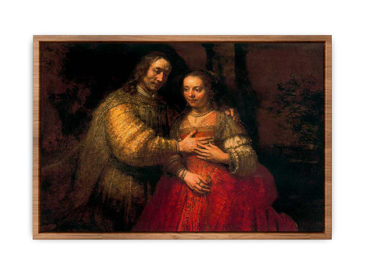 Portrait of Two Figures from the Old Testament, known as 'The Jewish Bride'
 Painting