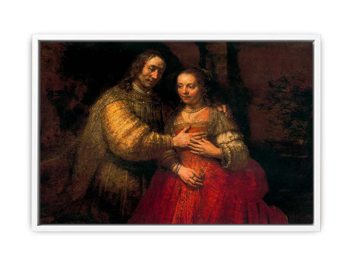 Portrait of Two Figures from the Old Testament, known as 'The Jewish Bride'
 Painting