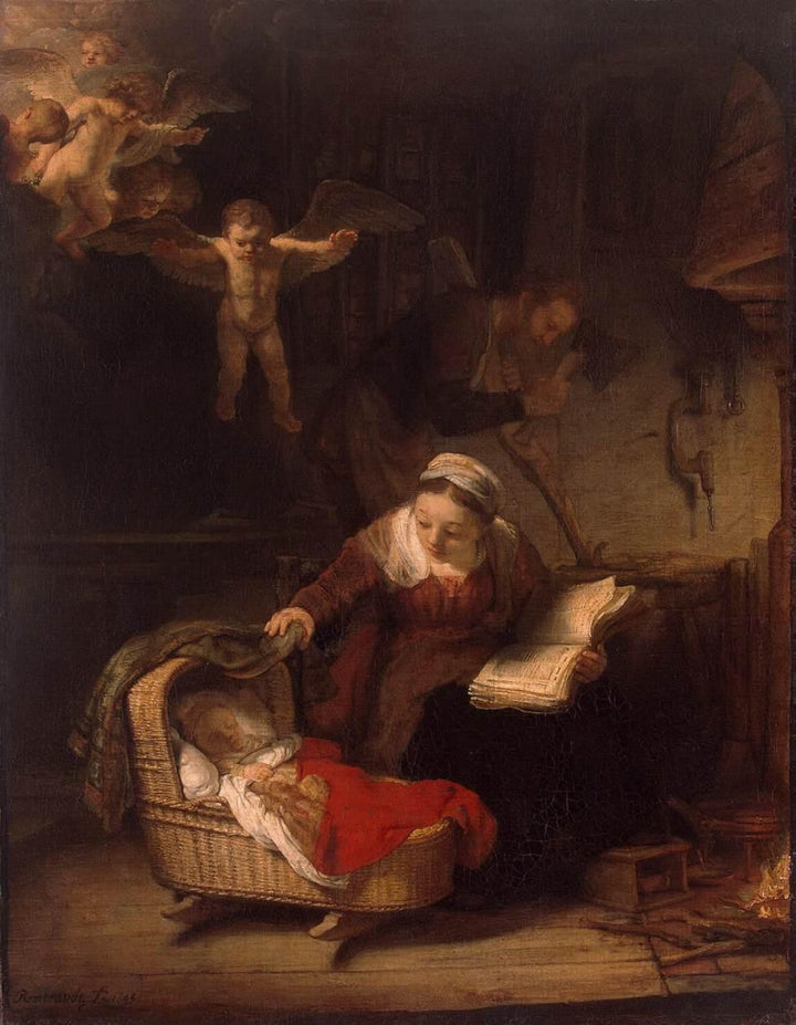 The Holy Family with Angels 1645 