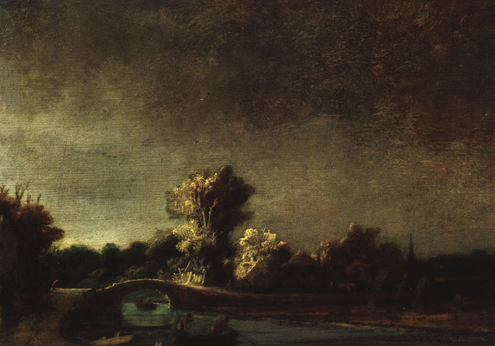 Landscape with a Stone Bridge c. 1637 