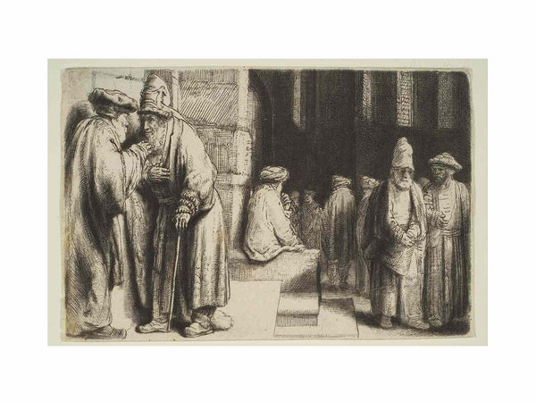 Jews in the Synagogue
 Painting