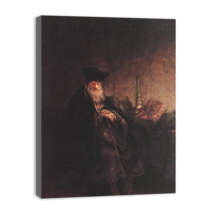 Old Rabbi 1642 Painting