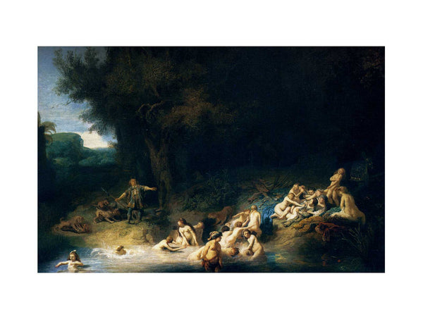 Diana and her Nymphs Bathing, with Actaeon and Callisto
 Painting