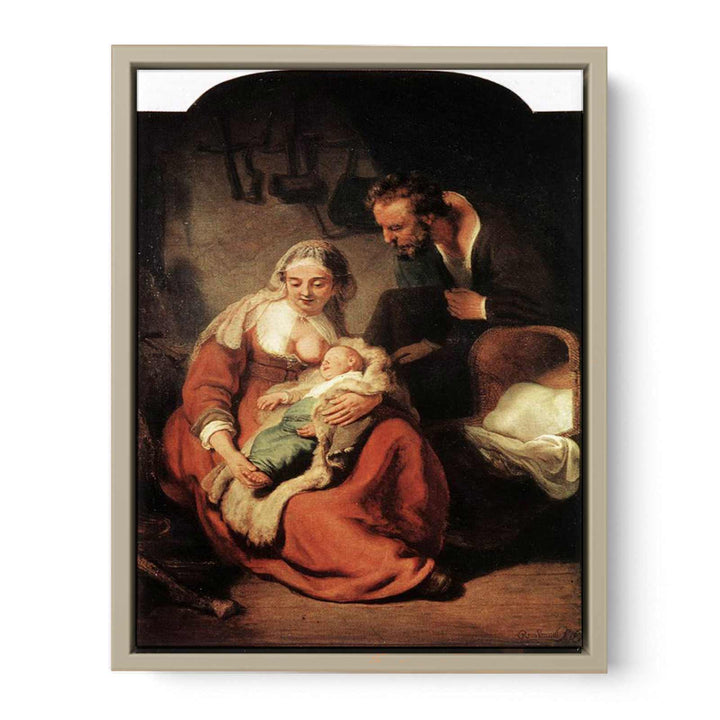 The Holy Family 1630s Painting